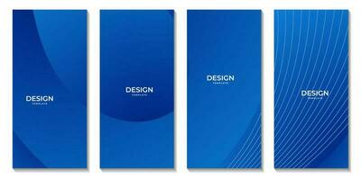 banners blauw abstract achtergrond. vector illustratie