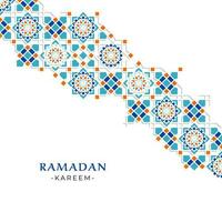 Ramadan kareem groet ontwerp voor sociaal media post of banier vector