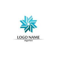 zakelijke financiën logo sjabloon logo vector