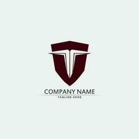 t letter, t logo vector lettertype alfabet ontwerp en pictogram t