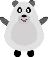 tekenfilm karakter van panda. vector