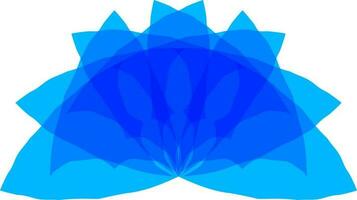 artistiek bedrijf symbool in blauw kleur. vector