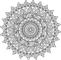 mooi afgeronde mandala ontwerp. vector