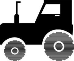 vlak illustratie van een tractor. vector