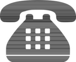 glyph icoon van telefoon in vlak stijl. vector