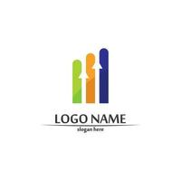 zakelijke financiën logo sjabloon logo vector