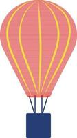 illustratie van rood kleur parachute icoon. vector