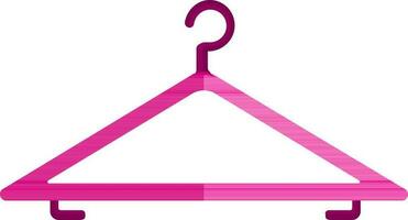 blanco hanger in roze kleur. vector