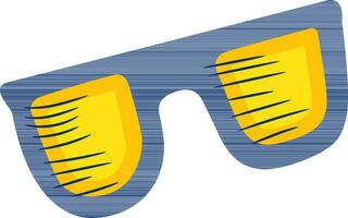 illustratie van koel zonnebril. vector
