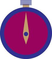 sport chronometer in roze en blauw kleur. vector