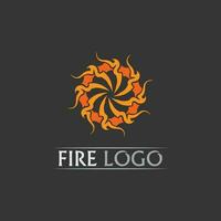 brand logo en pictogram, hete vlammende element vector vlam illustratie ontwerp energie, warm, waarschuwing, koken teken, logo, pictogram, licht, macht warmte