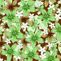 abstract bloemen kleur vector patroon ontwerp geschikt voor mode en kleding stof behoeften