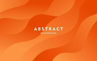 abstract oranje helling modern Golf vorm structuur en glad zacht kleur achtergrond. eps10 vector