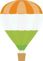 heet lucht ballonnen in nationaal vlag kleuren. vector