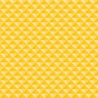 gele geometrische driehoeken patroon naadloze achtergrond en textuur. vector