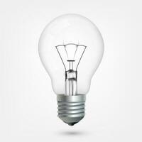 gloeiend energie besparing licht lamp, vector illustratie