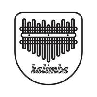 kalimba icoon vector