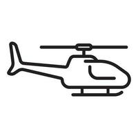 helikopter pictogram vector