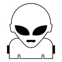 ufo ruimte icoon vector illustratie