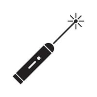 laser pen icoon vector