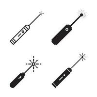 laser pen icoon vector