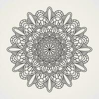 mandala ornament oosters bloem vorm vector