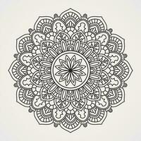 mooi bloemen mandala's met divers ornamenten vector