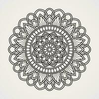 nauwkeurig sier- mandala's met meetkundig vormen. geschikt voor henna, tatoeages, foto's, kleur boeken. Islam, hindoe, boeddha, Indië, Pakistan, Chinese, Arabisch vector