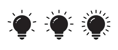 lamp icoon reeks verzameling. lamp, idee symbool vector illustratie