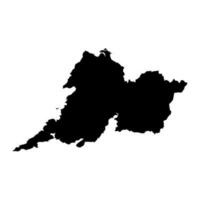 provincie Clare kaart, administratief provincies van Ierland. vector illustratie.