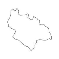 savnik gemeente kaart, administratief onderverdeling van Montenegro. vector illustratie.