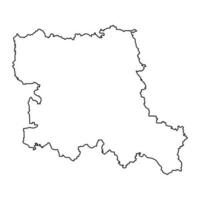 stara zagora kaart, provincie van bulgarije. vector illustratie.