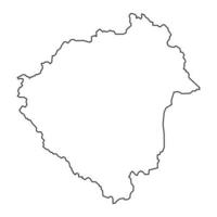 zala provincie kaart, administratief wijk van Hongarije. vector illustratie.