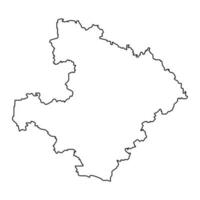 Razgrad provincie kaart, provincie van bulgarije. vector illustratie.