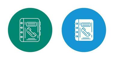 telefoonboek vector pictogram