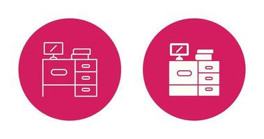 bureau vector pictogram