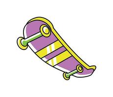 skateboard 90s knal kunst vector