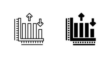 bar diagram vector icoon