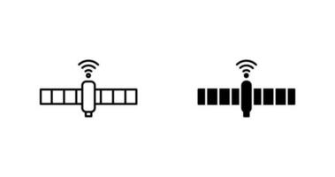 uniek satelliet vector icoon