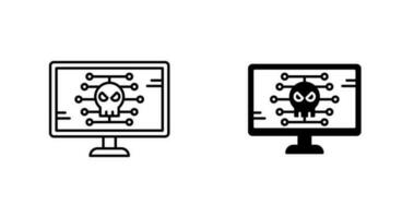 malware vector pictogram