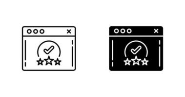 beoordeling vector pictogram