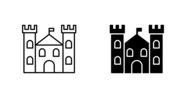 kasteel vector pictogram