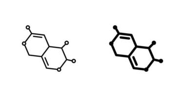 molecuul vector pictogram