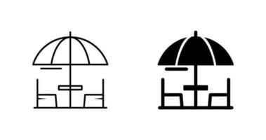 paraplu vector pictogram