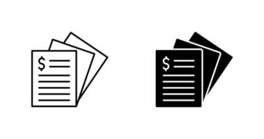 factuur vector pictogram