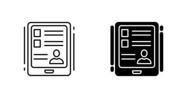 tablet vector pictogram