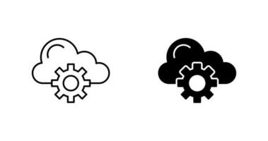 cloud computing vector icon