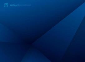 abstract sjabloon geometrische driehoeken blauw kleurverloop modern ontwerp als achtergrond. u kunt gebruiken voor brochure, presentatie, poster, folder, flyer, print, reclame, bannerweb, website. vector