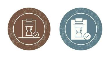 zandloper vector pictogram