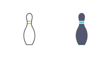 uniek bowling pin vector icoon